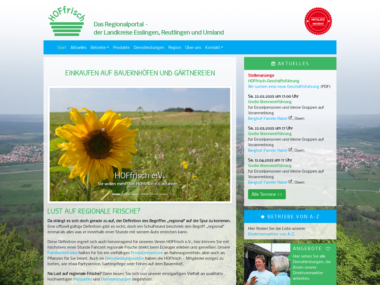 Regionalportal HOFfrisch
