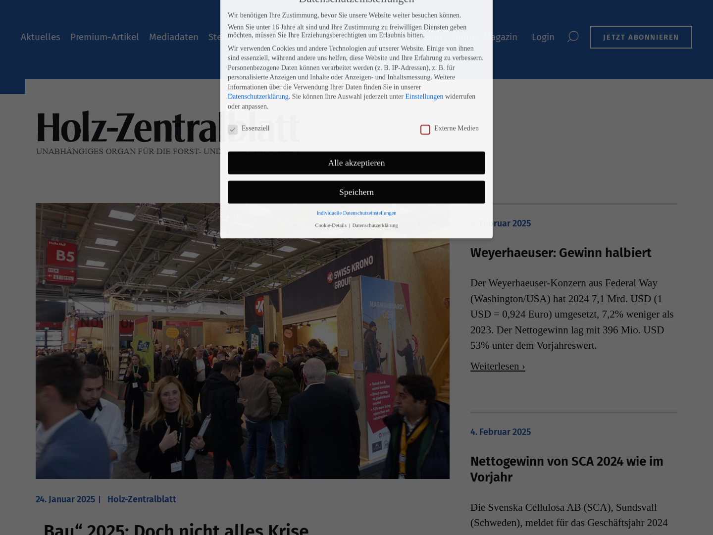 Holz-Zentralblatt