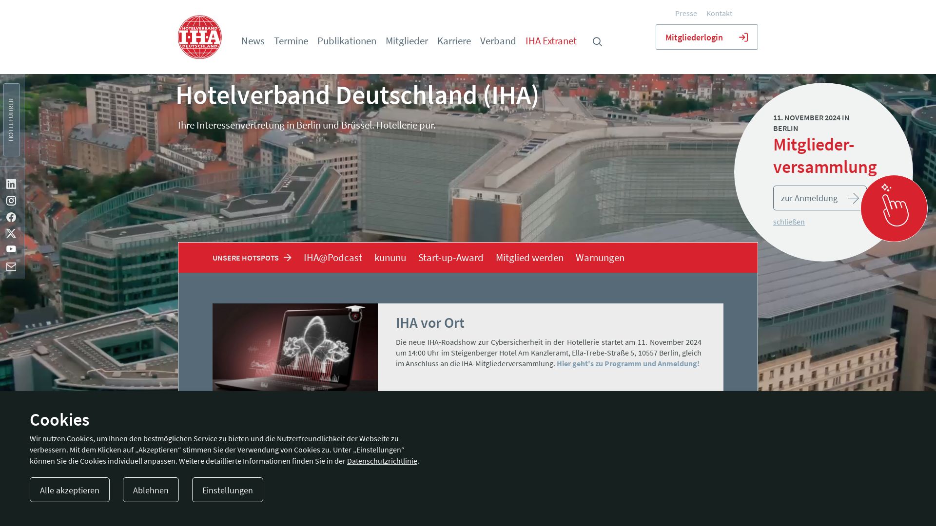 Hotelverband Deutschland (IHA) e.V.