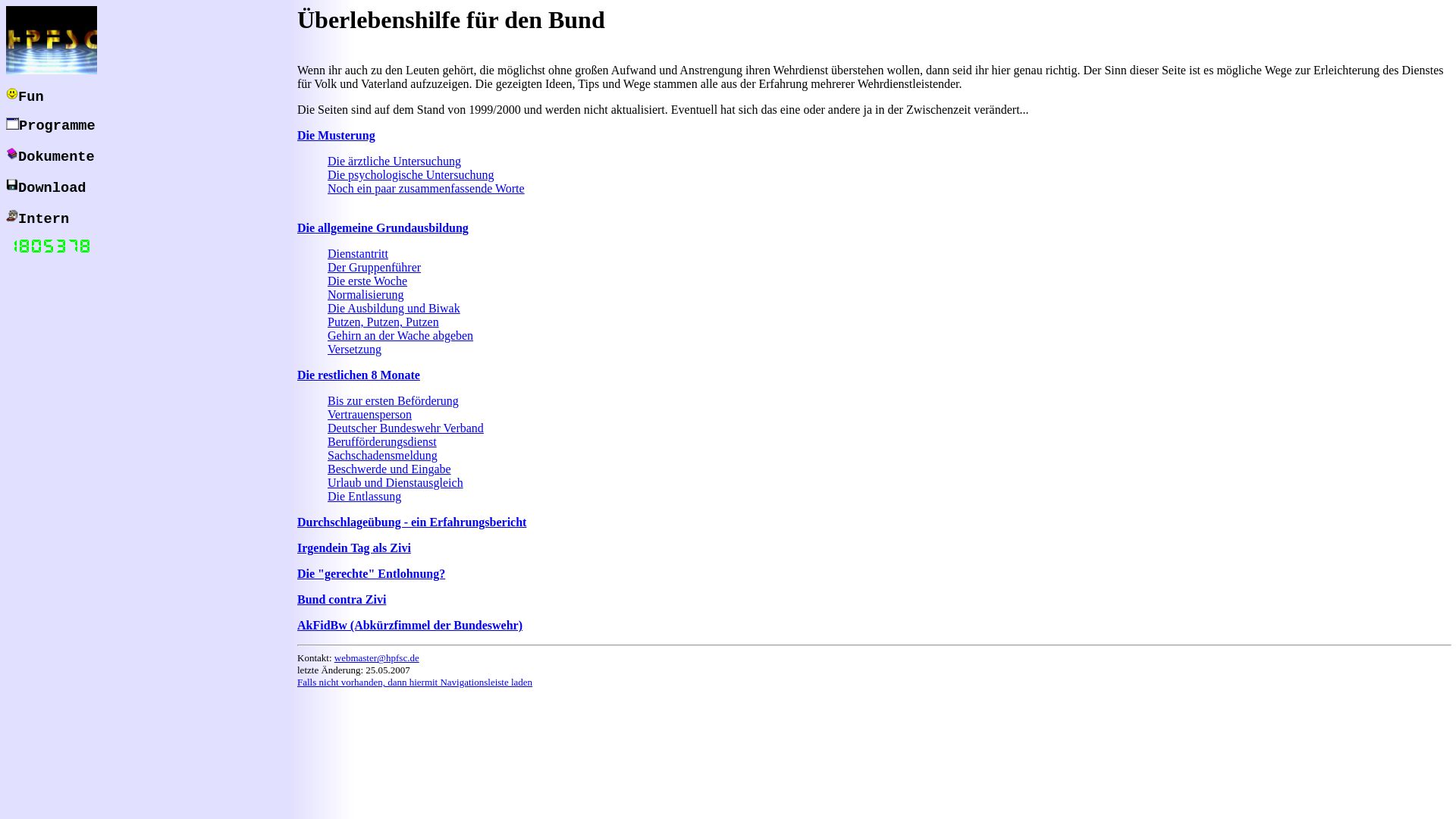 Überlebenshilfe für die Bundeswehr
