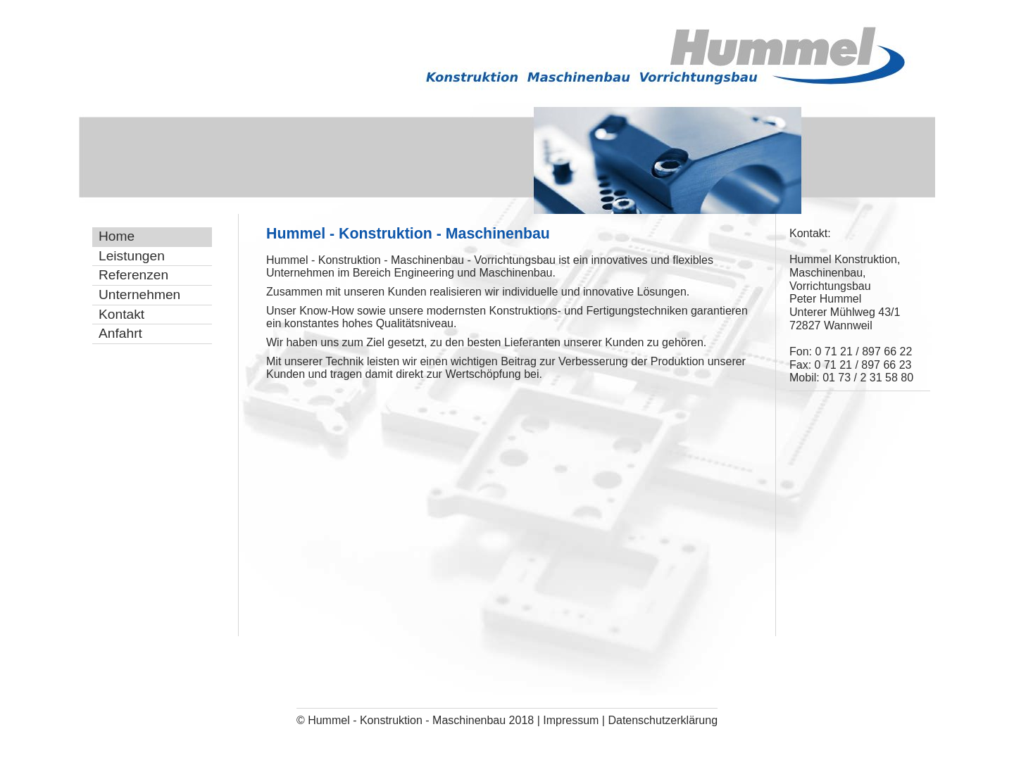 Hummel Maschinenbau, Inh. Peter Hummel