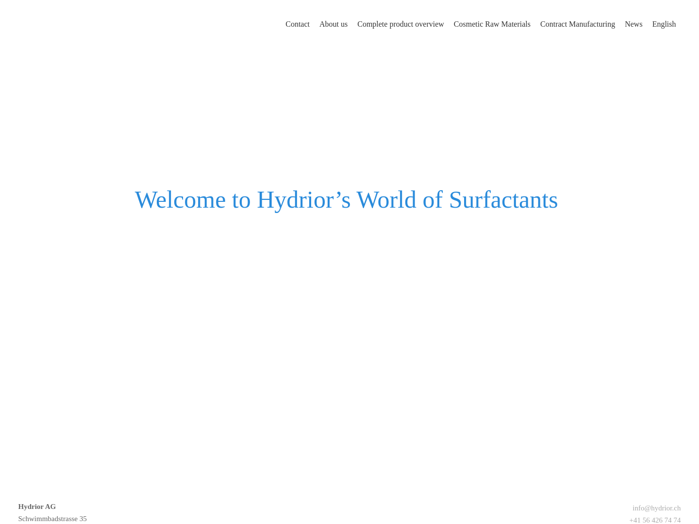Hydrior AG