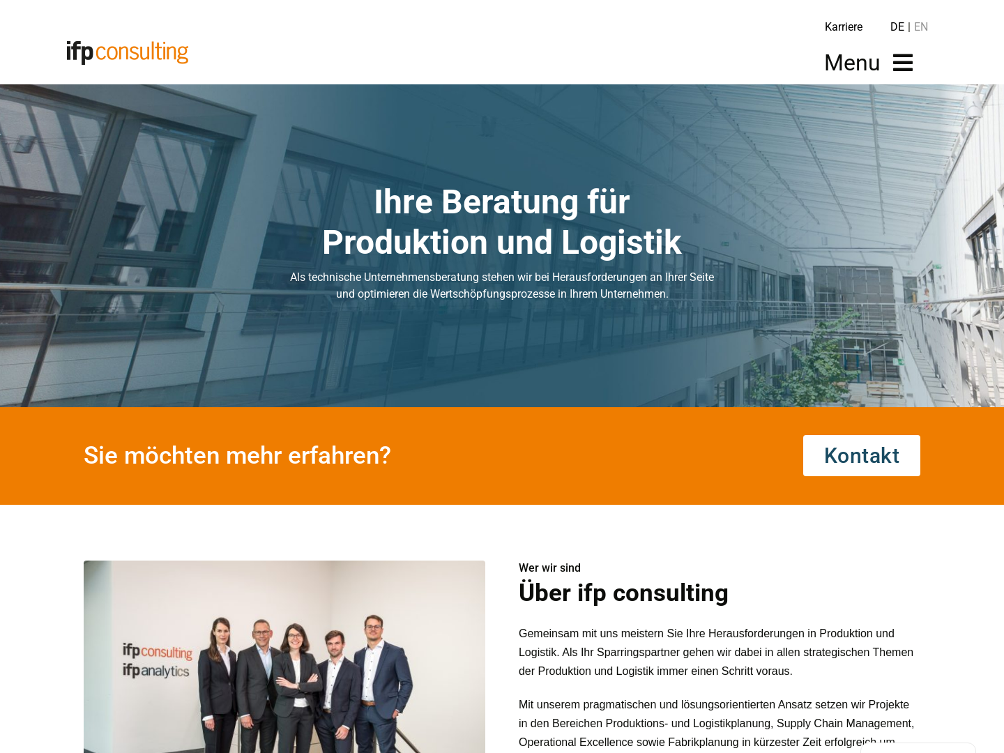 IfP Consulting - Prof. Dr.-Ing. Joachim Milberg Institut für Produktion und Logistik GmbH & Co. KG