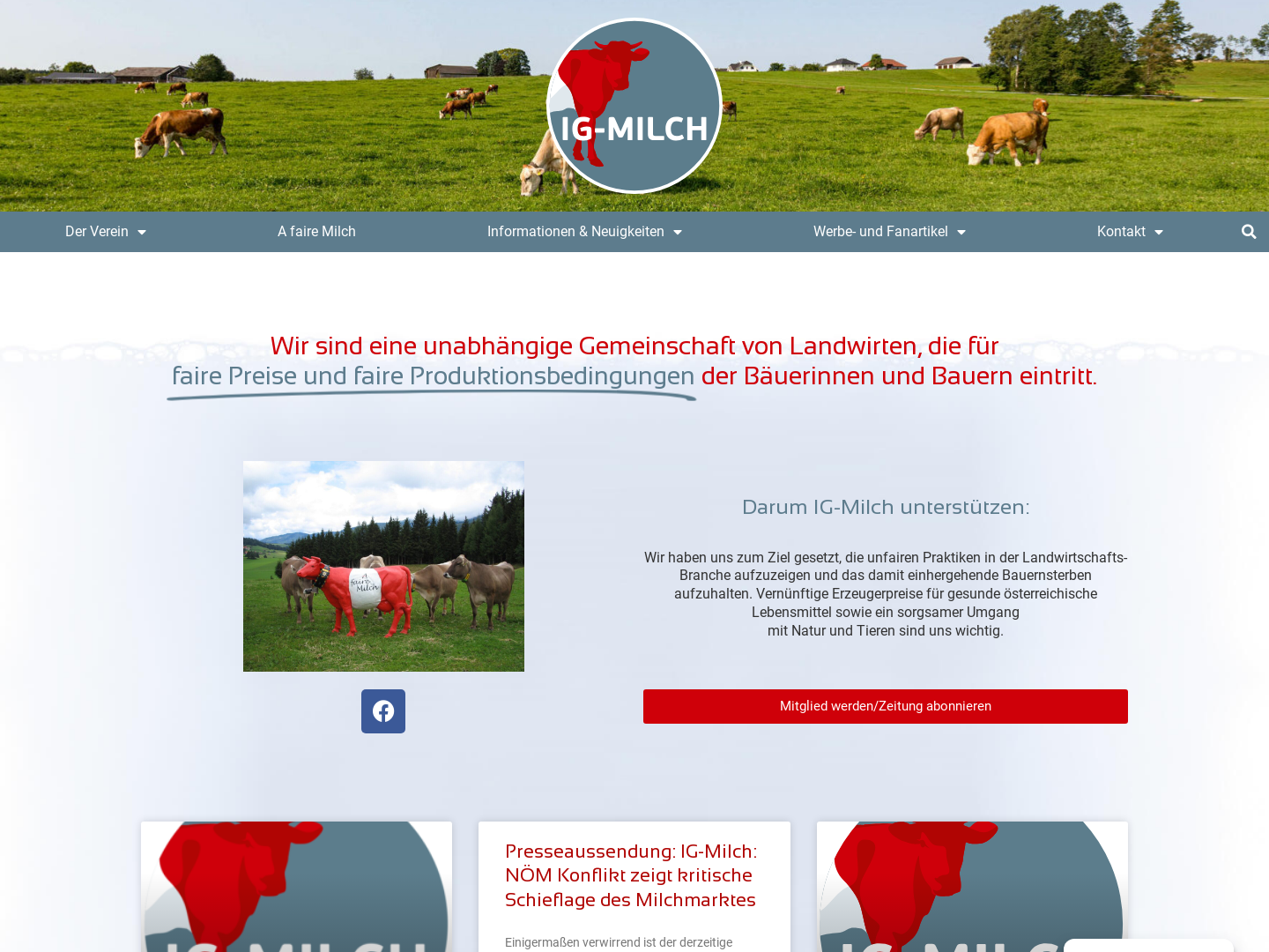 Verein österreichischer Grünland- und Rinderbauern - Interessensgemeinschaft Milch