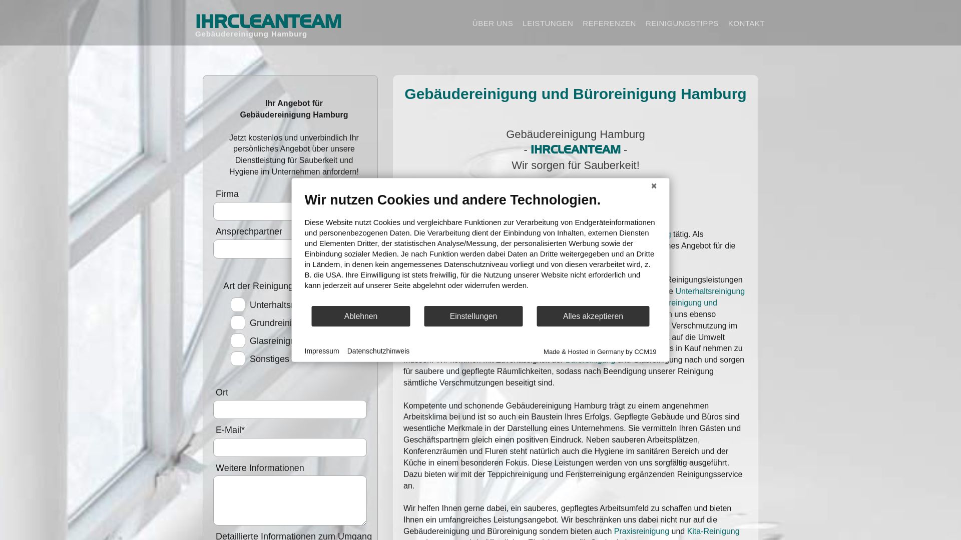 Gebäudereinigung Ihr Clean Team