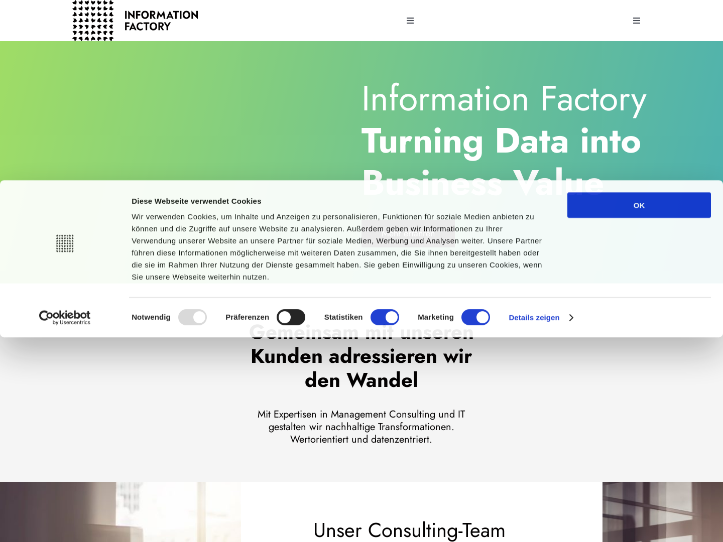 Onlineumfragen  - Information Factory