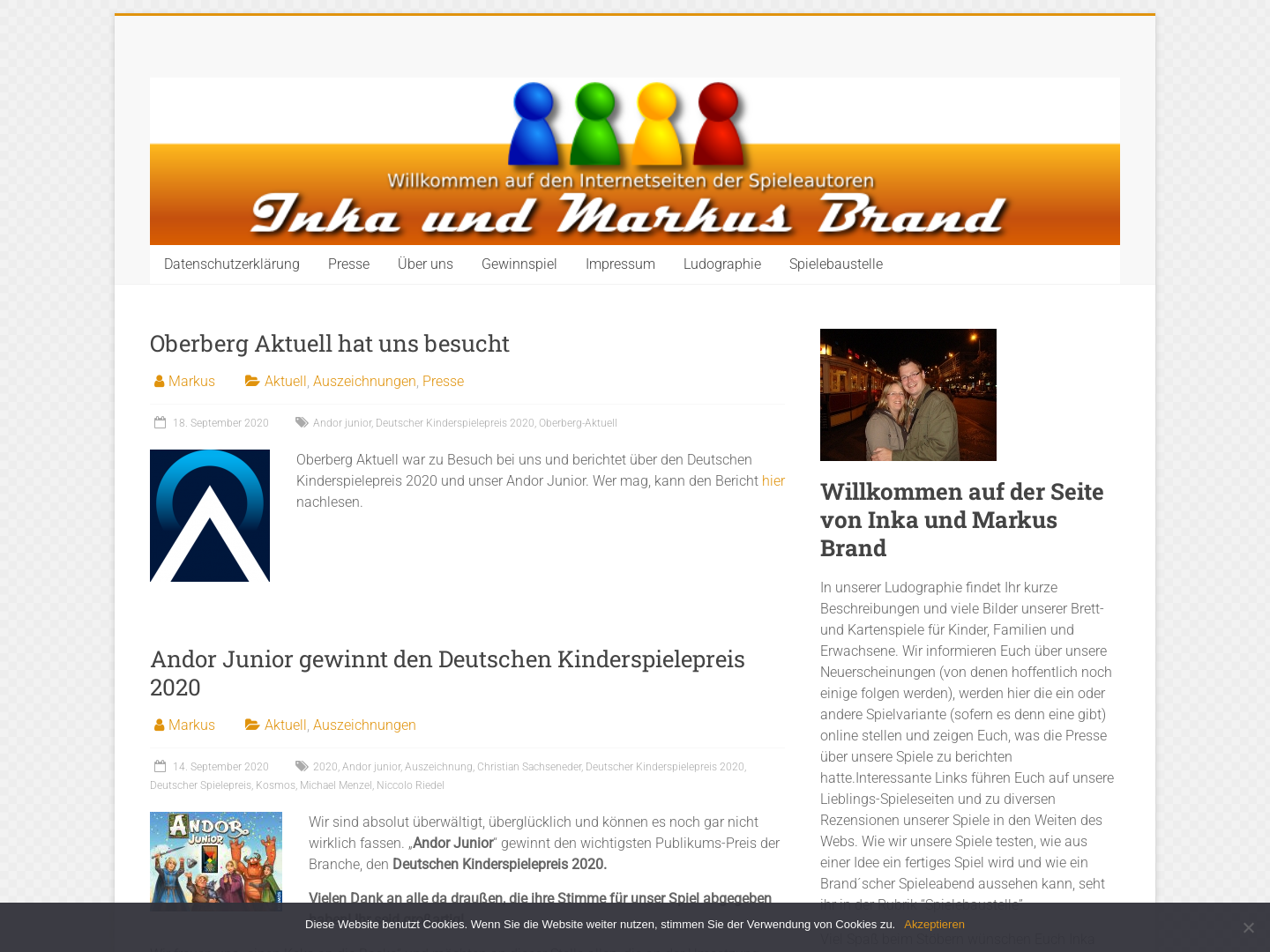 Brand , Inka und Markus