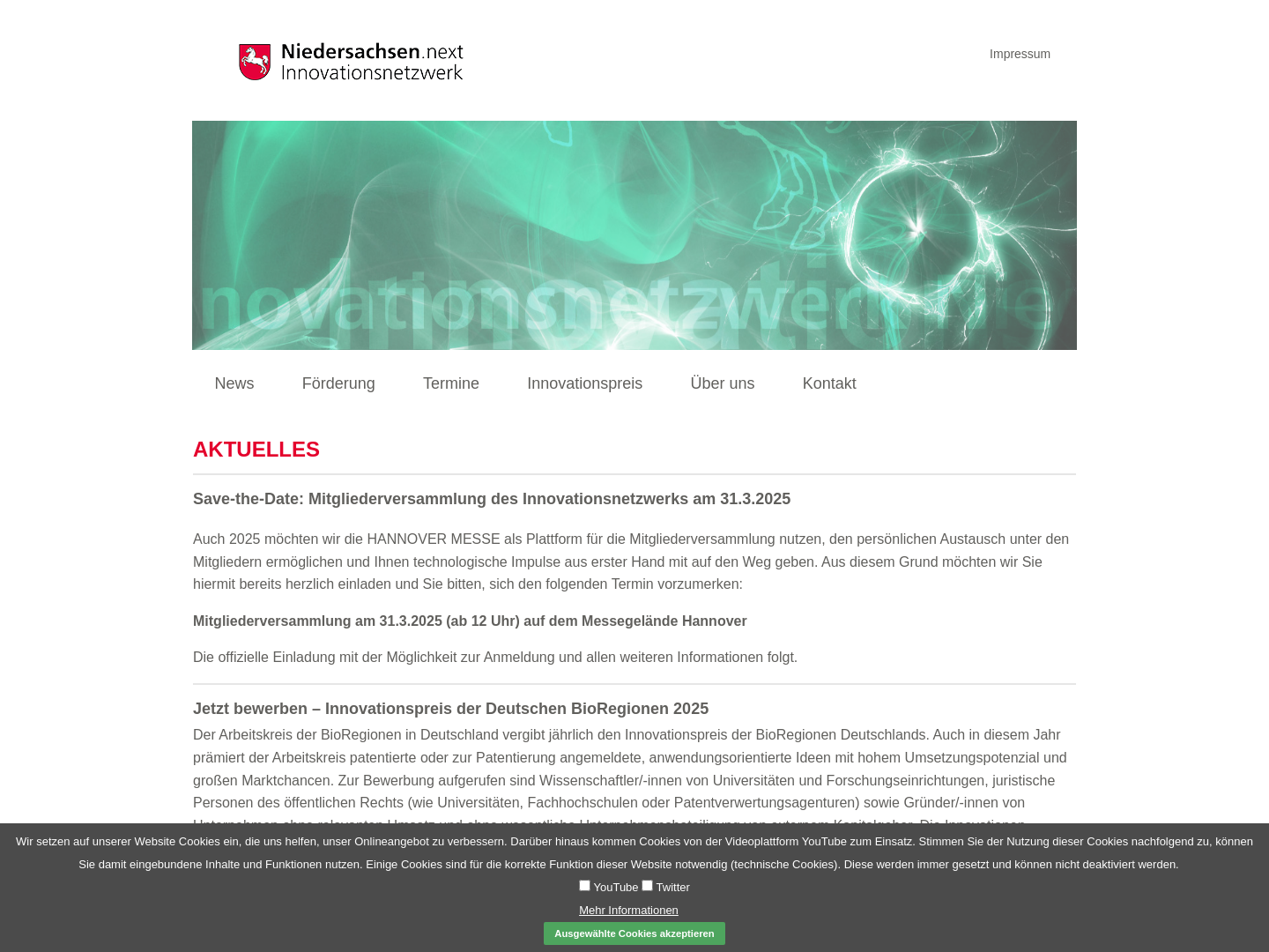 Innovationsnetzwerk Niedersachsen