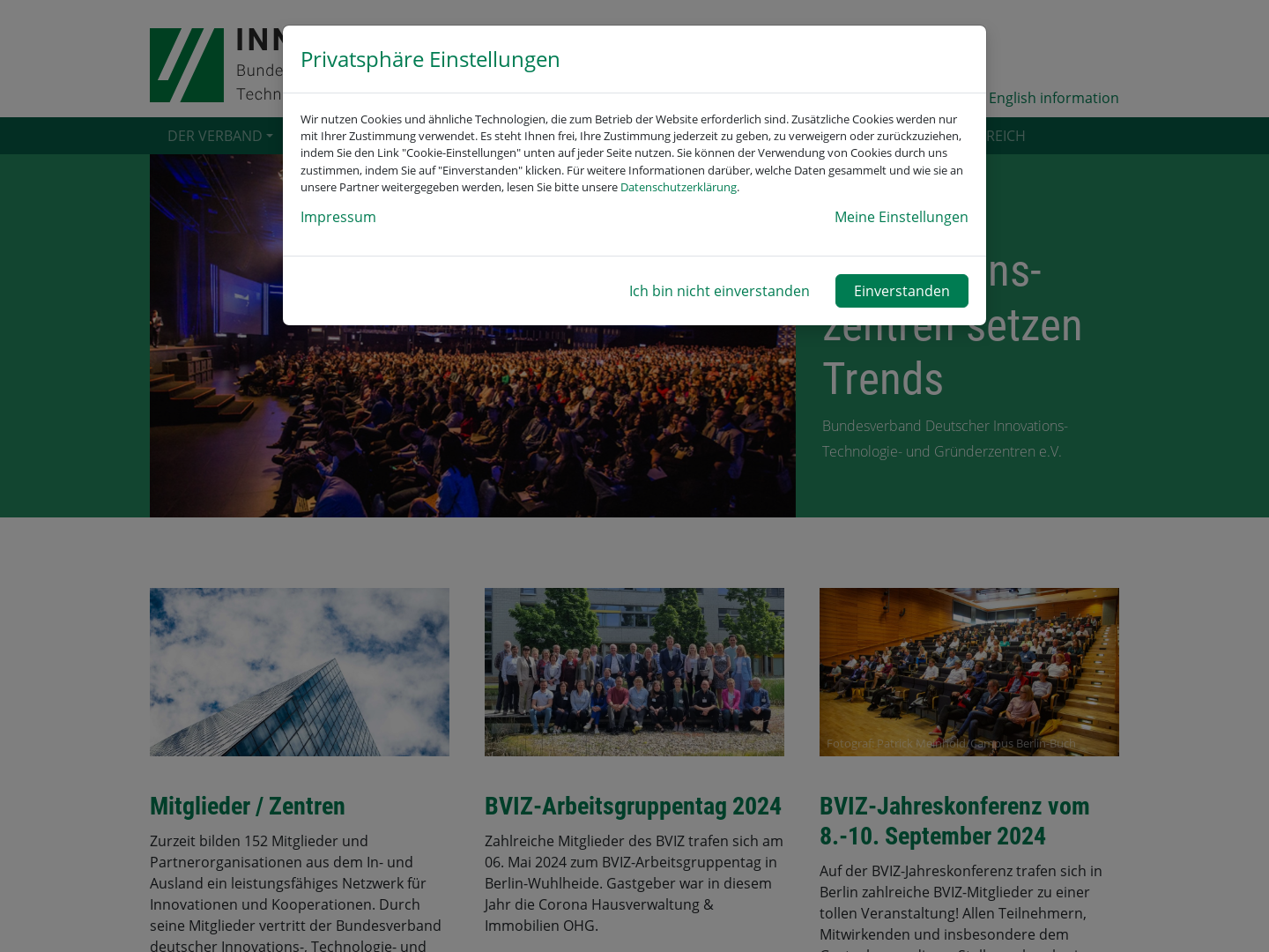 Bundesverband Deutscher Innovations-, Technologie- und Gründerzentren e.V. (BVIZ)