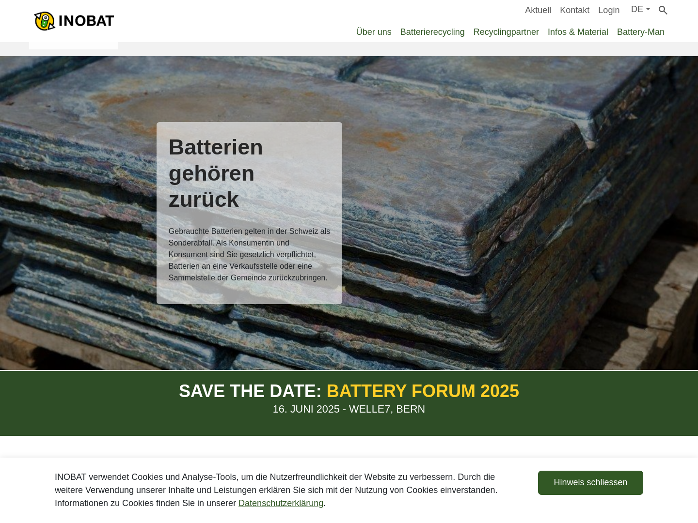 Inobat.- Interessenorganisation Batterieentsorgung
