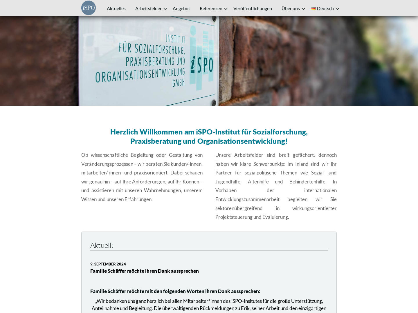 ISPO Institut für Sozialforschung, Praxisberatung und Organisationsentwicklung GmbH