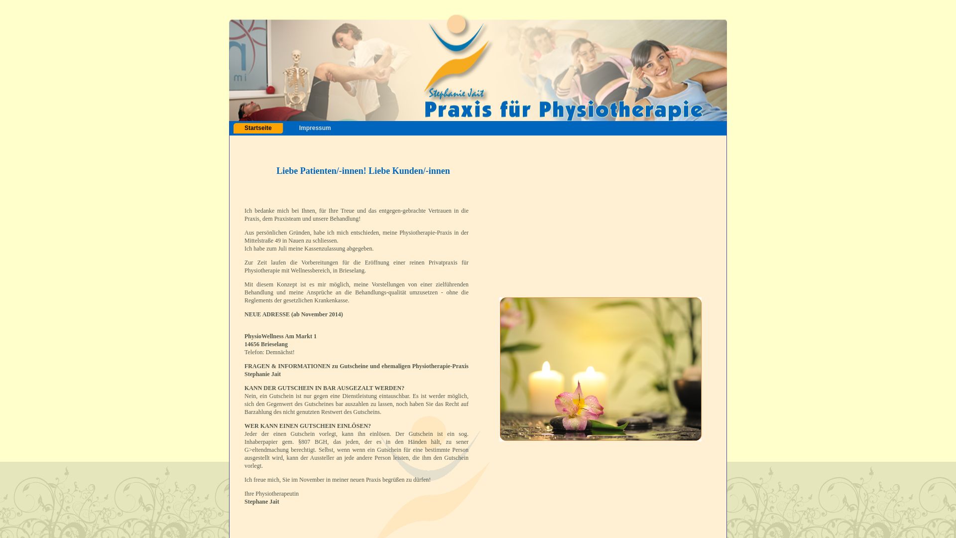 Physiotherapie  Stephanie Jait