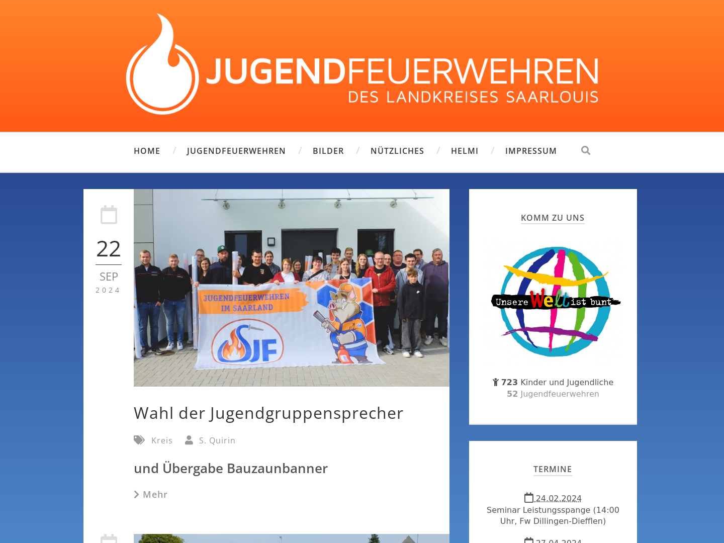 Jugendfeuerwehr des Landkreises