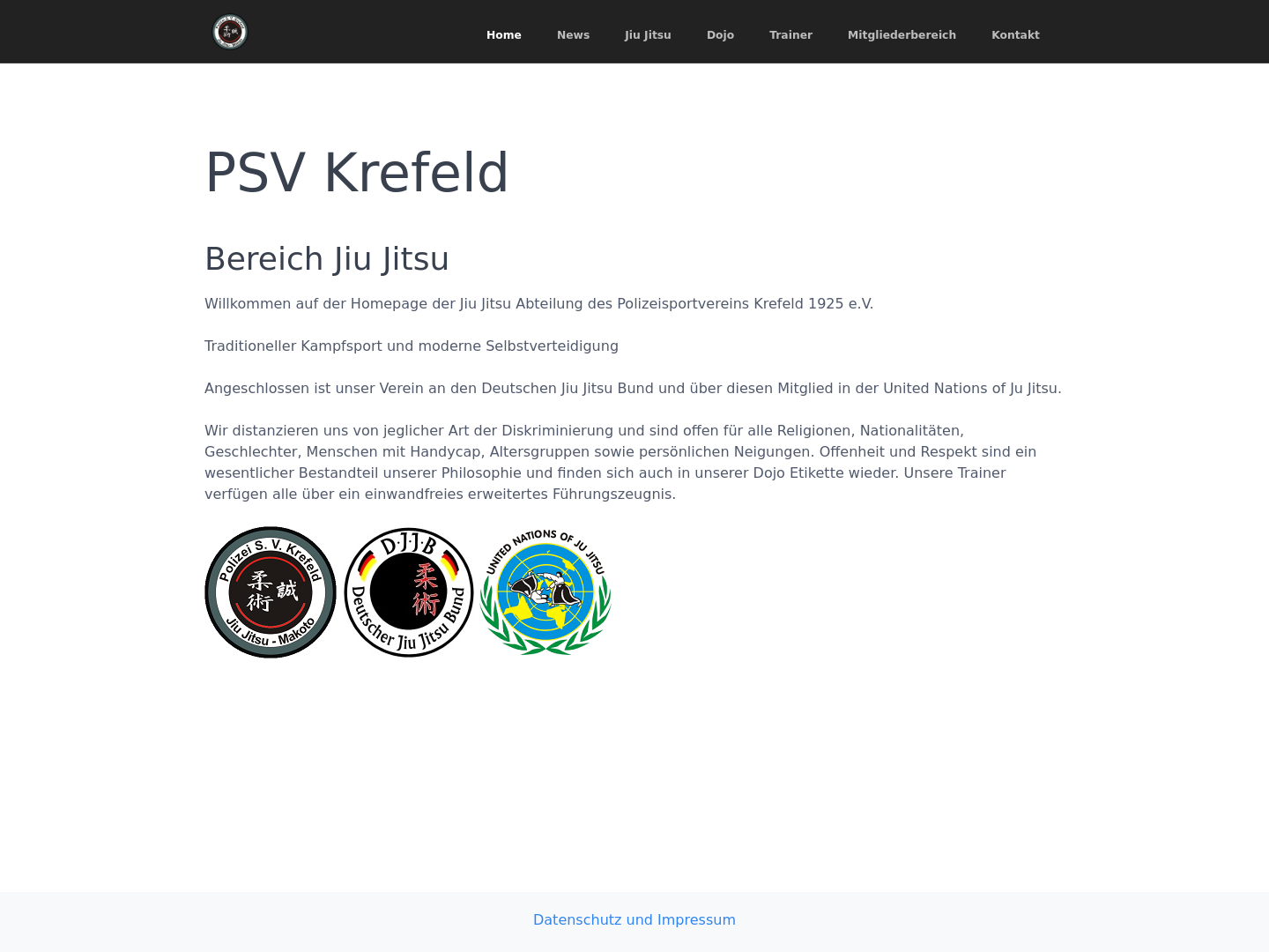 PSV Krefeld - Bereich Jiu-Jitsu
