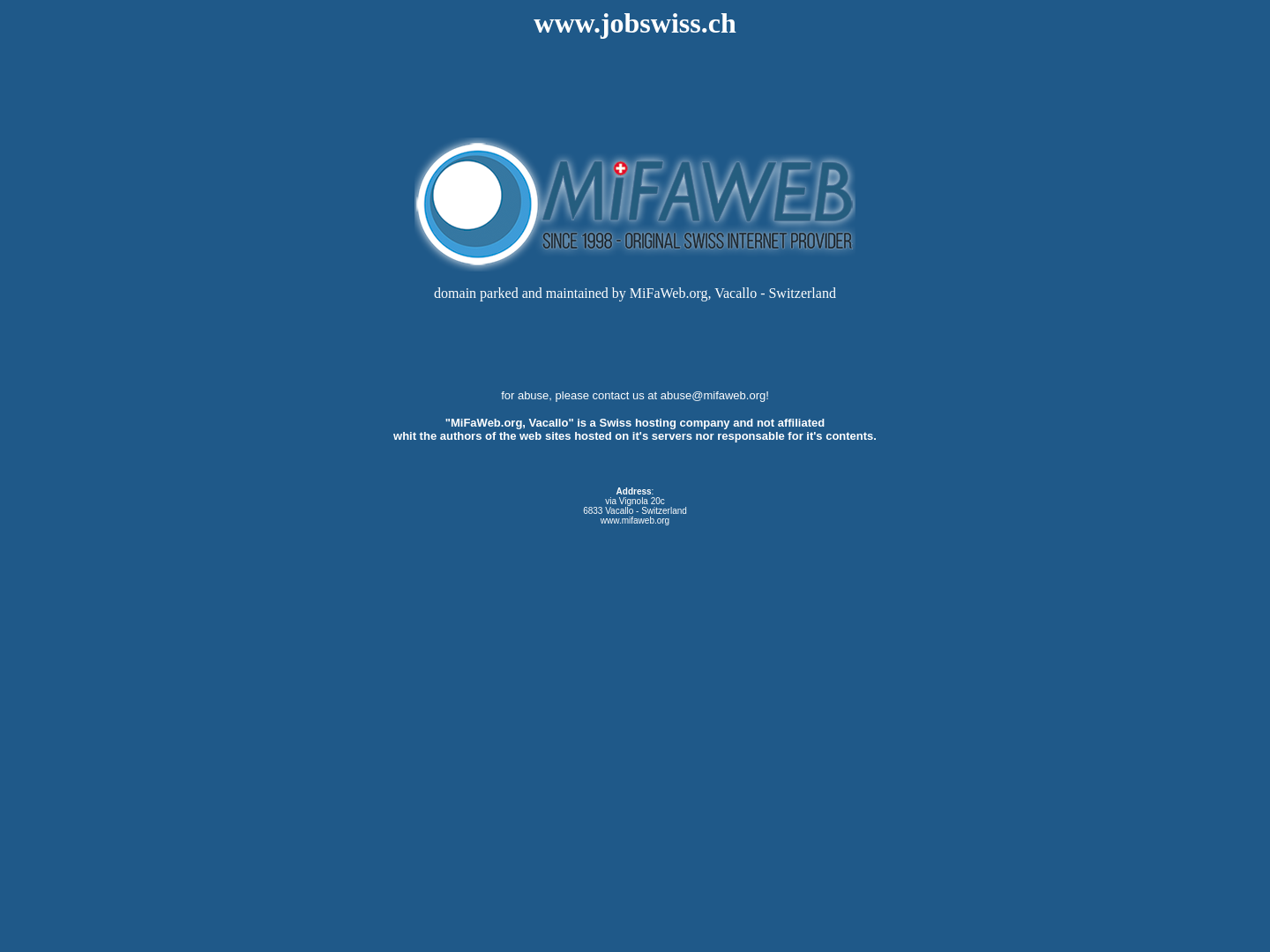 Jobswiss - Allinweb AG