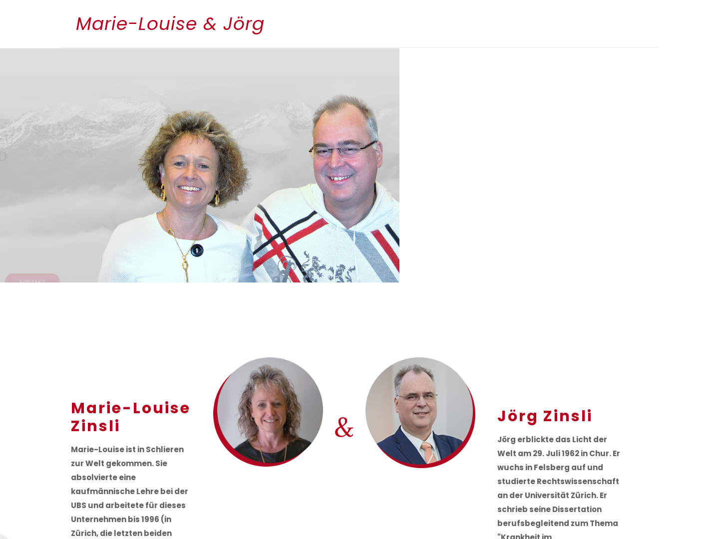 Jörg Mathias und Marie-Louise Zinsl