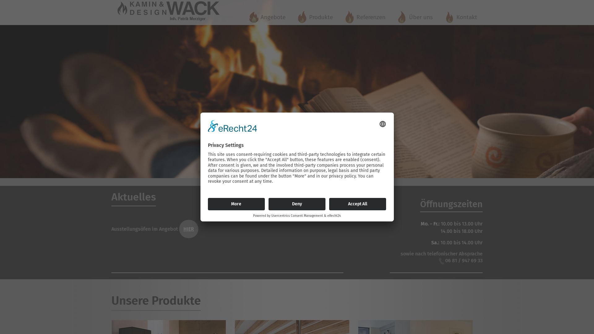 Kamin Design Wack