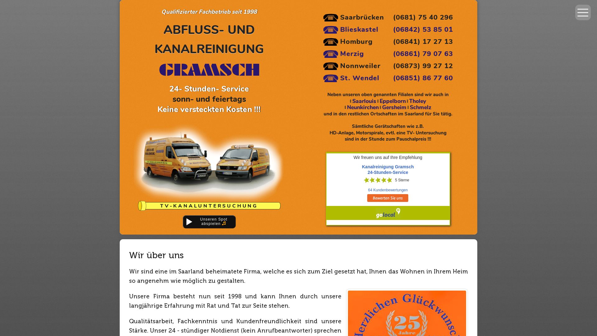 Abfluss- und Kanalreinigung Gramsch