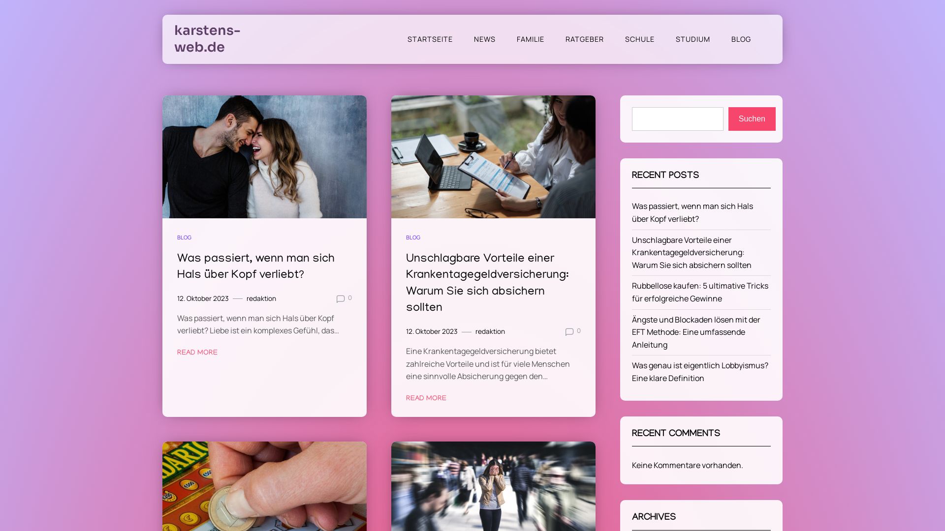 Karstens Web, Andreas Karstens