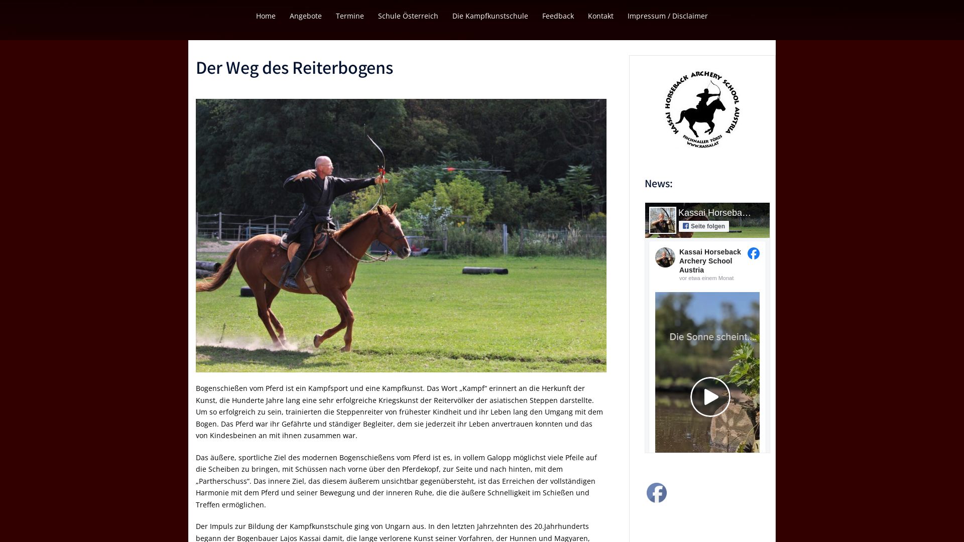Kassai Horseback Archery School Austria