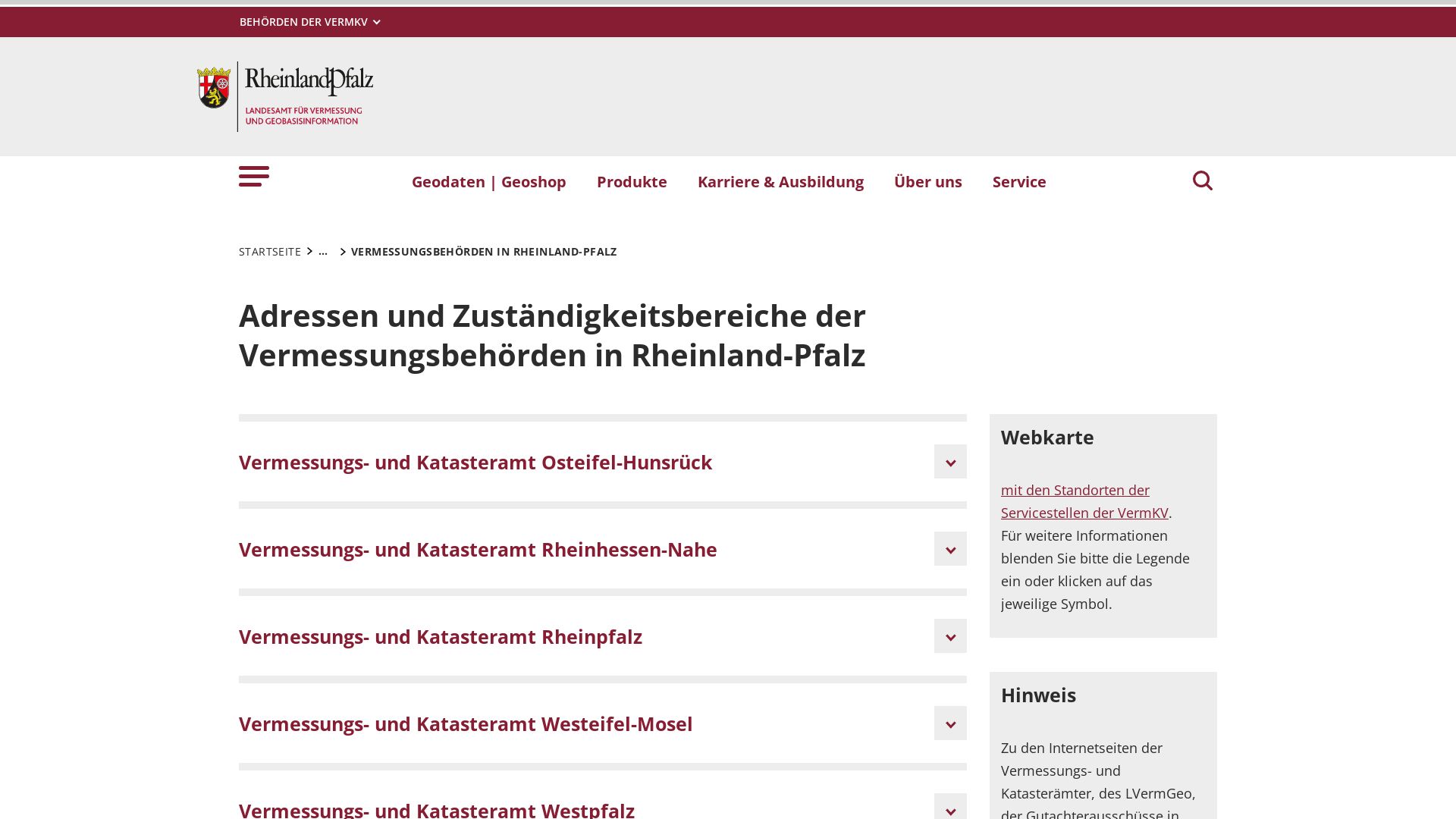 Vermessungs- und Katasteramt Daun