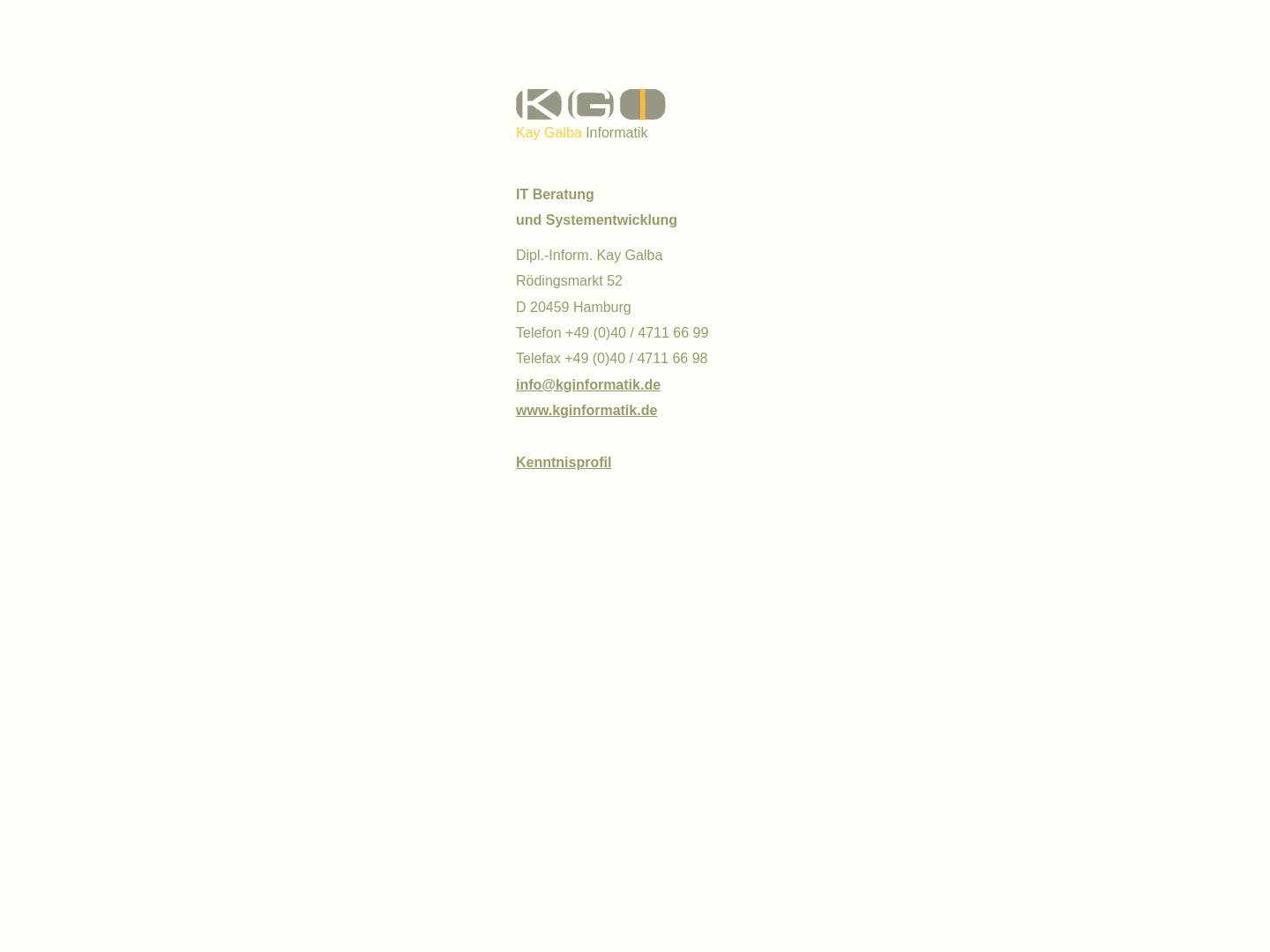 Kay Galba Informatik