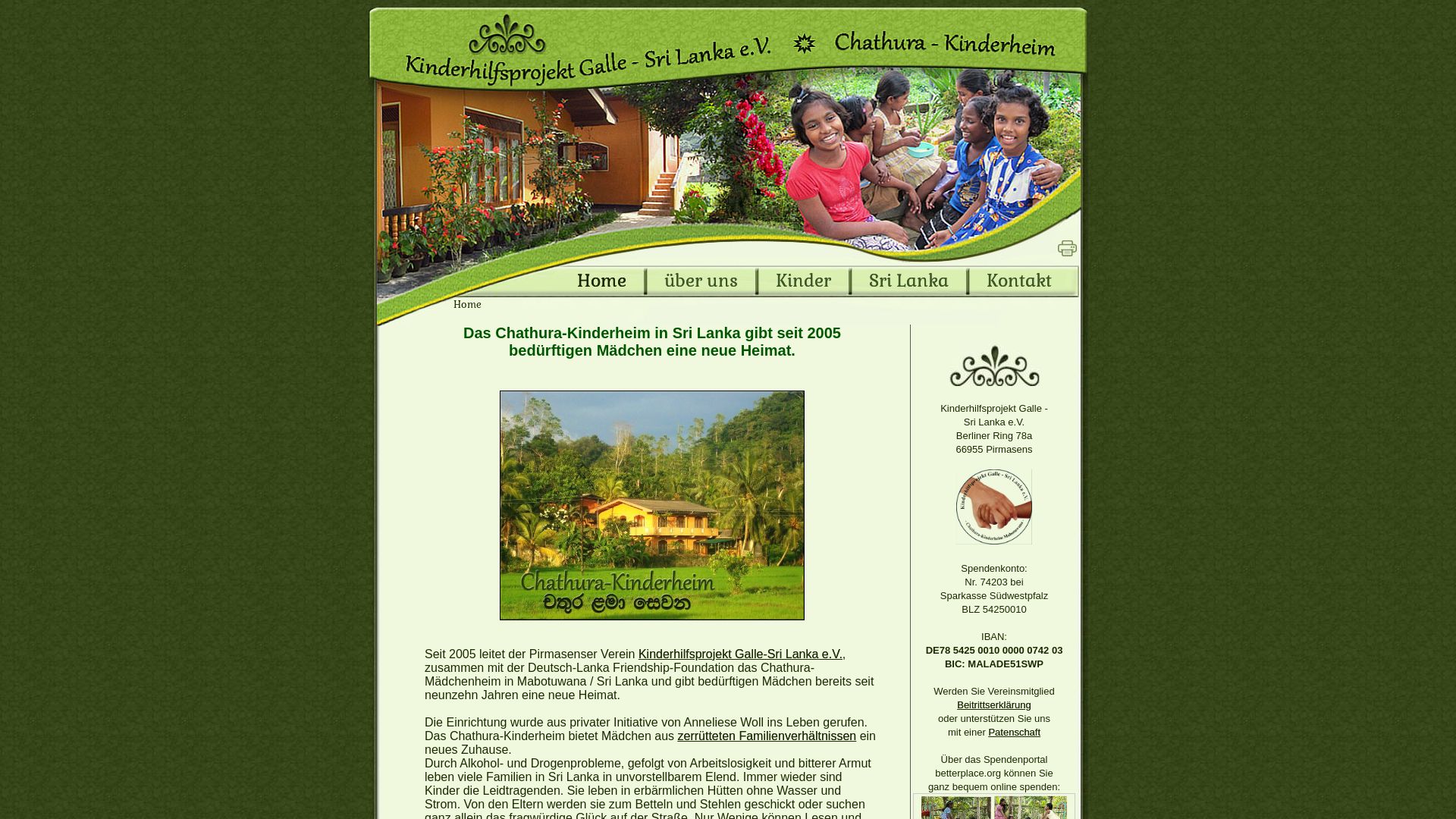Kinderhilfsprojekt Galle - Sri Lanka e.V.