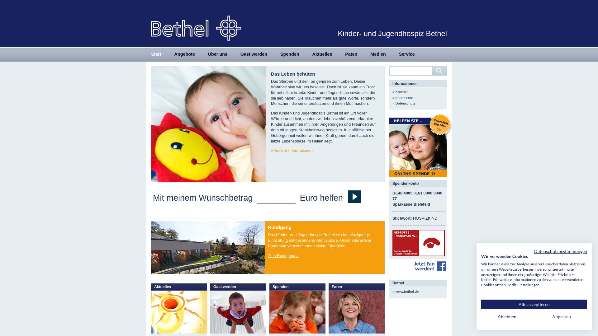 Kinderhospiz Bethel