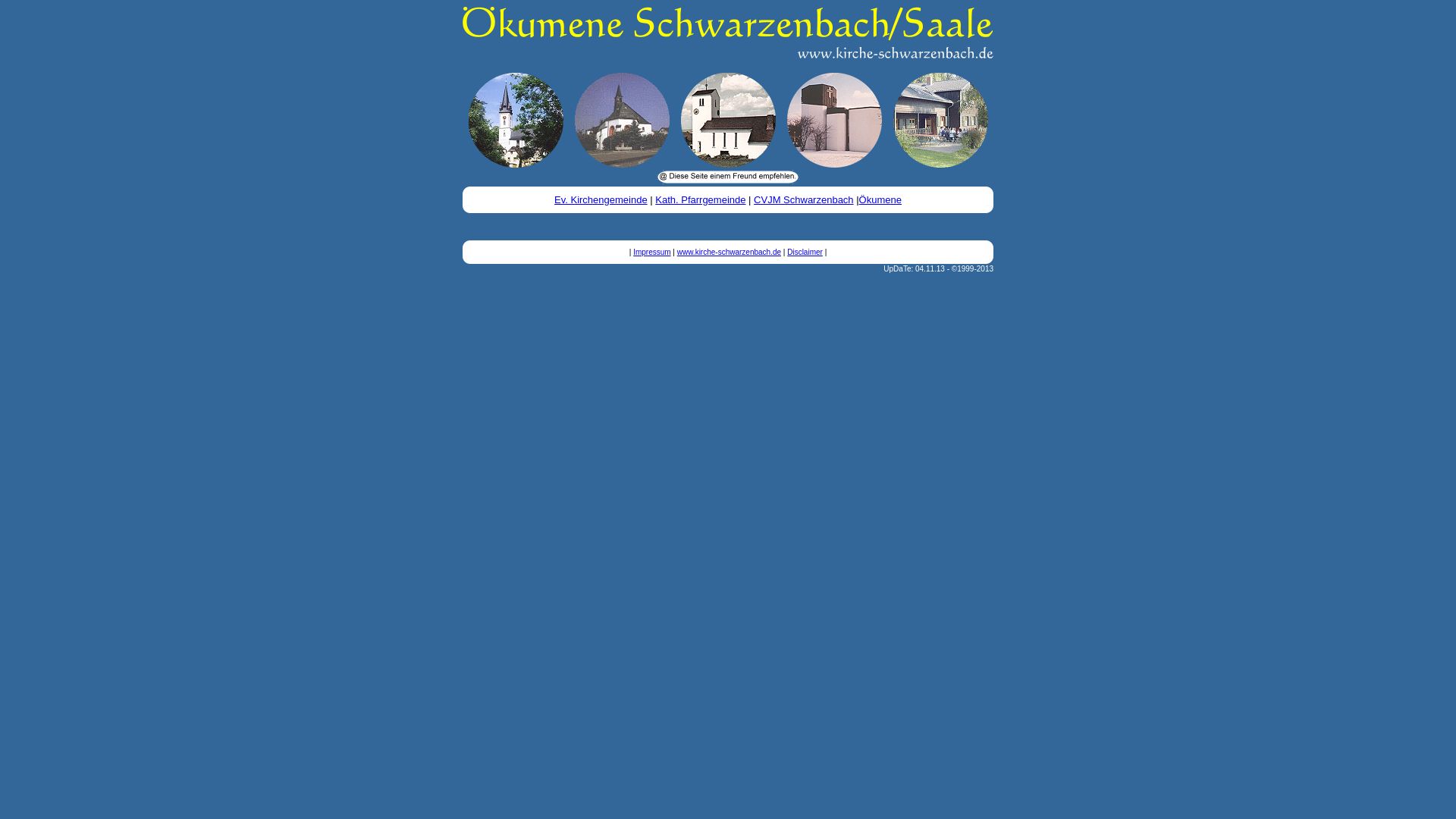 Ökumene Schwarzenbach/Saale