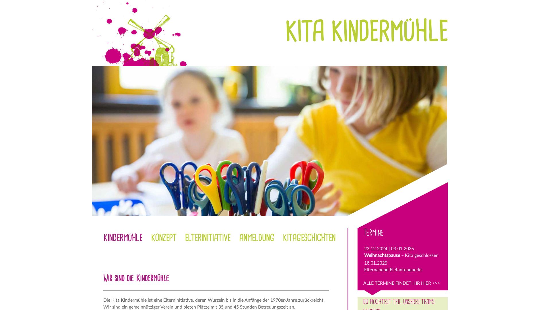 Kindertagesstätte Kindermühle Elternselbsthilfe e.V.