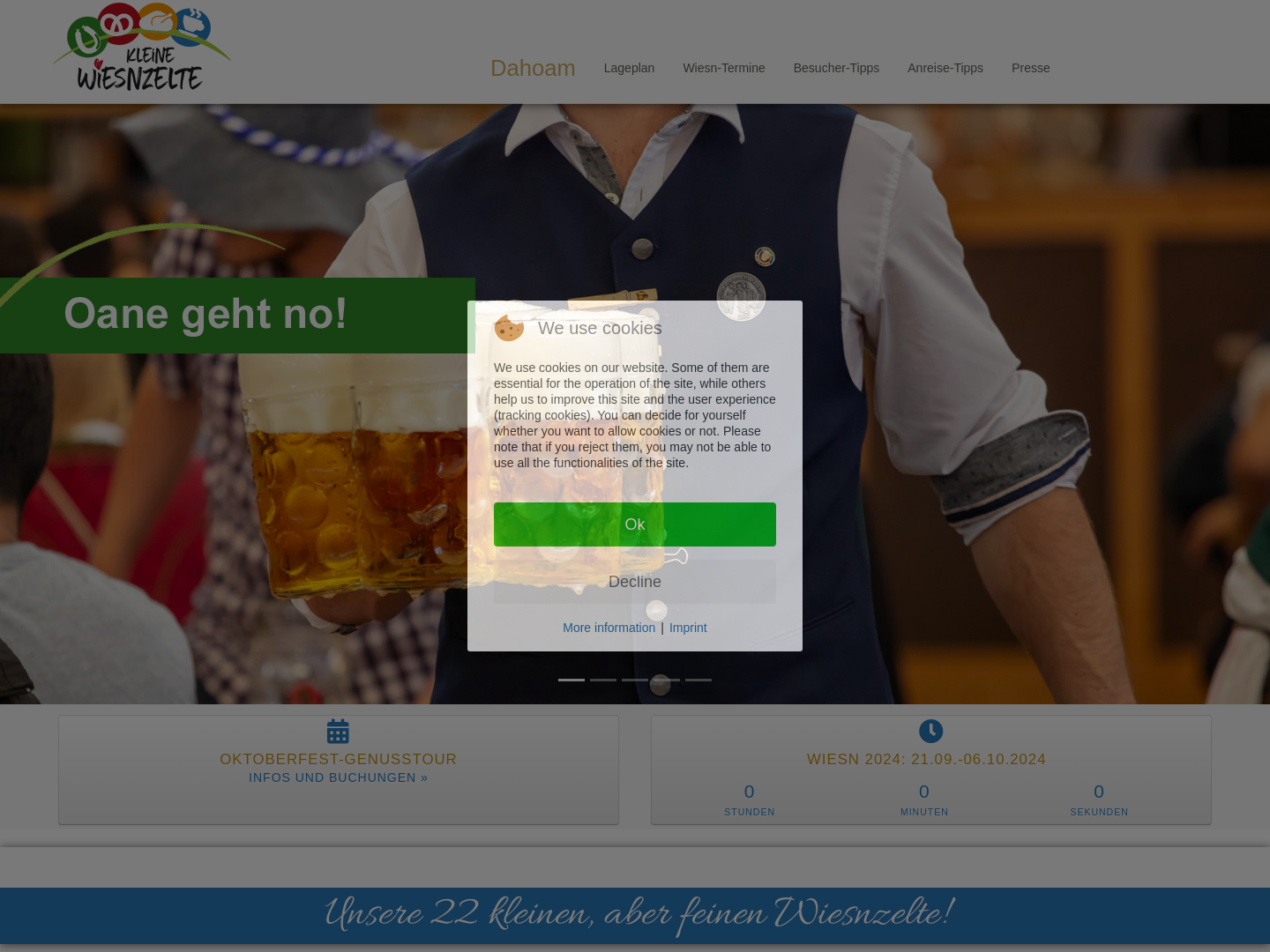 Kleine Wiesn-Zelte - Arge der kleinen Wiesnwirte, Gastronomische Mittelbetriebe auf dem Oktoberfest