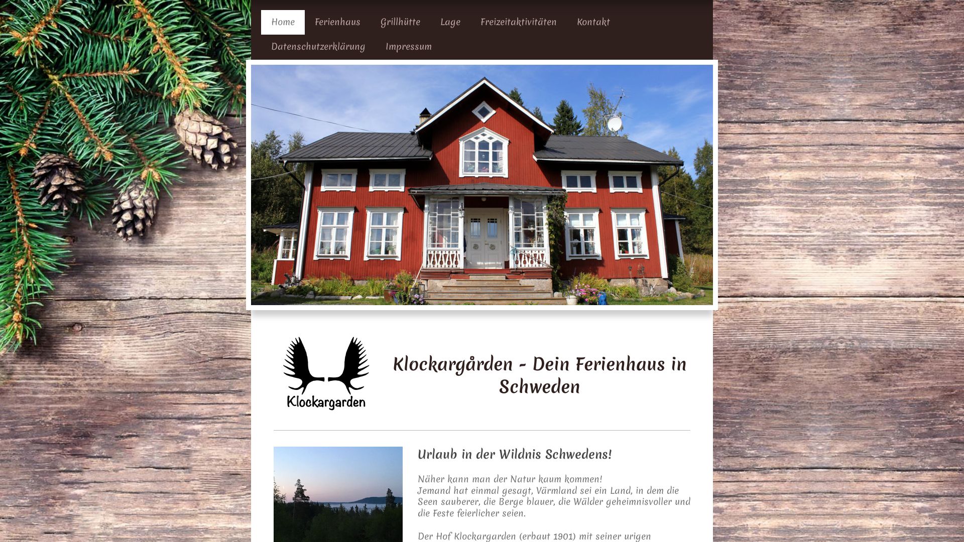 Ferienwohnungen in Klockargarden