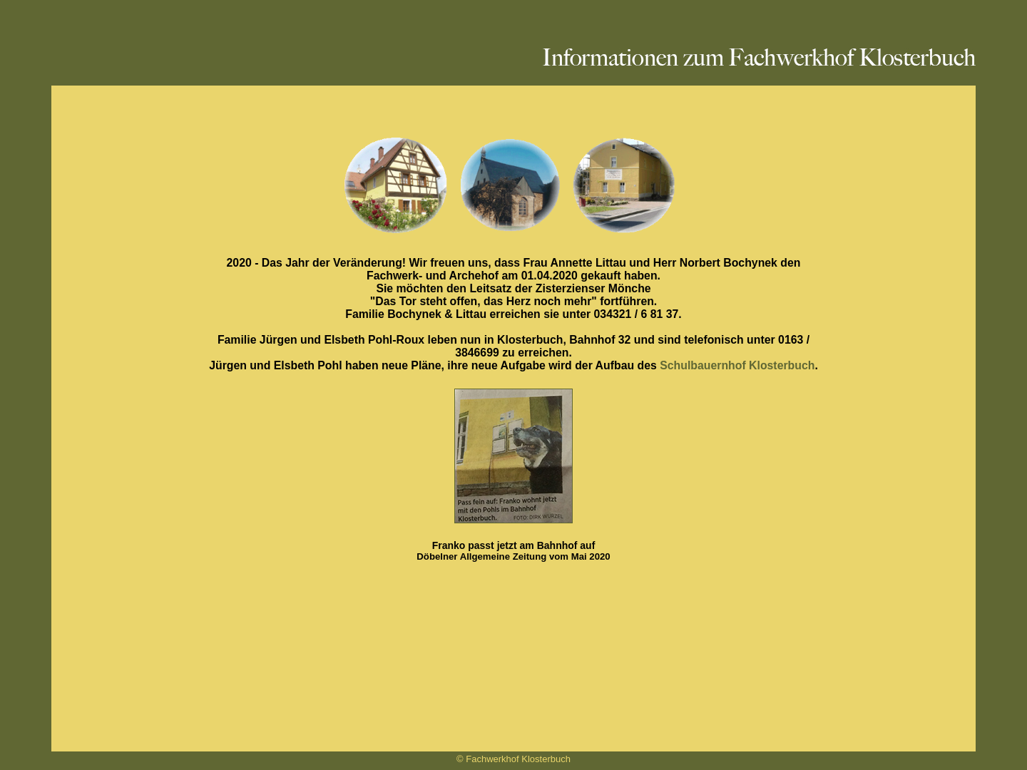 Fachwerkhof Klosterbuch