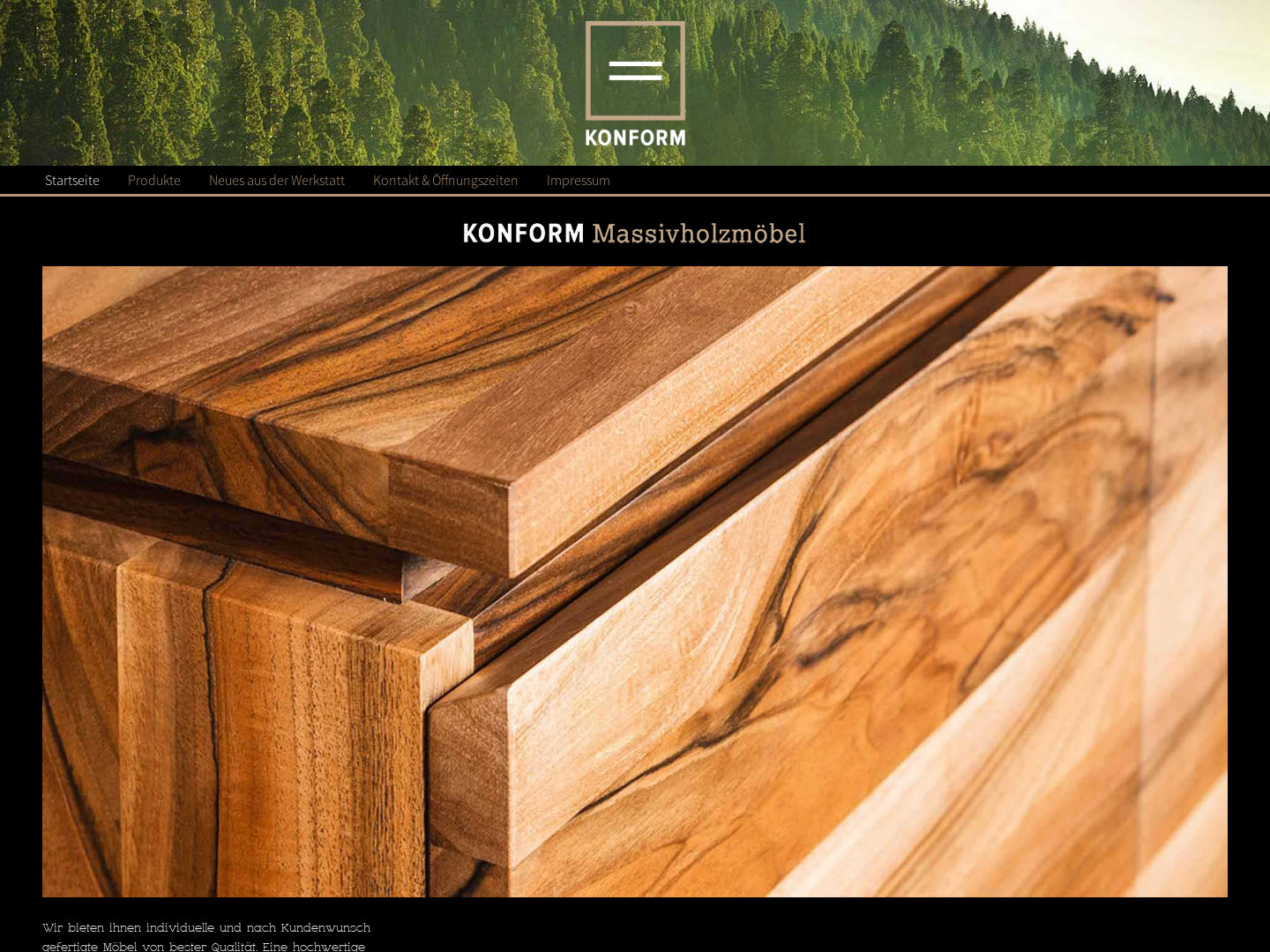 Konform Massivholzmöbel, Oliver Märker