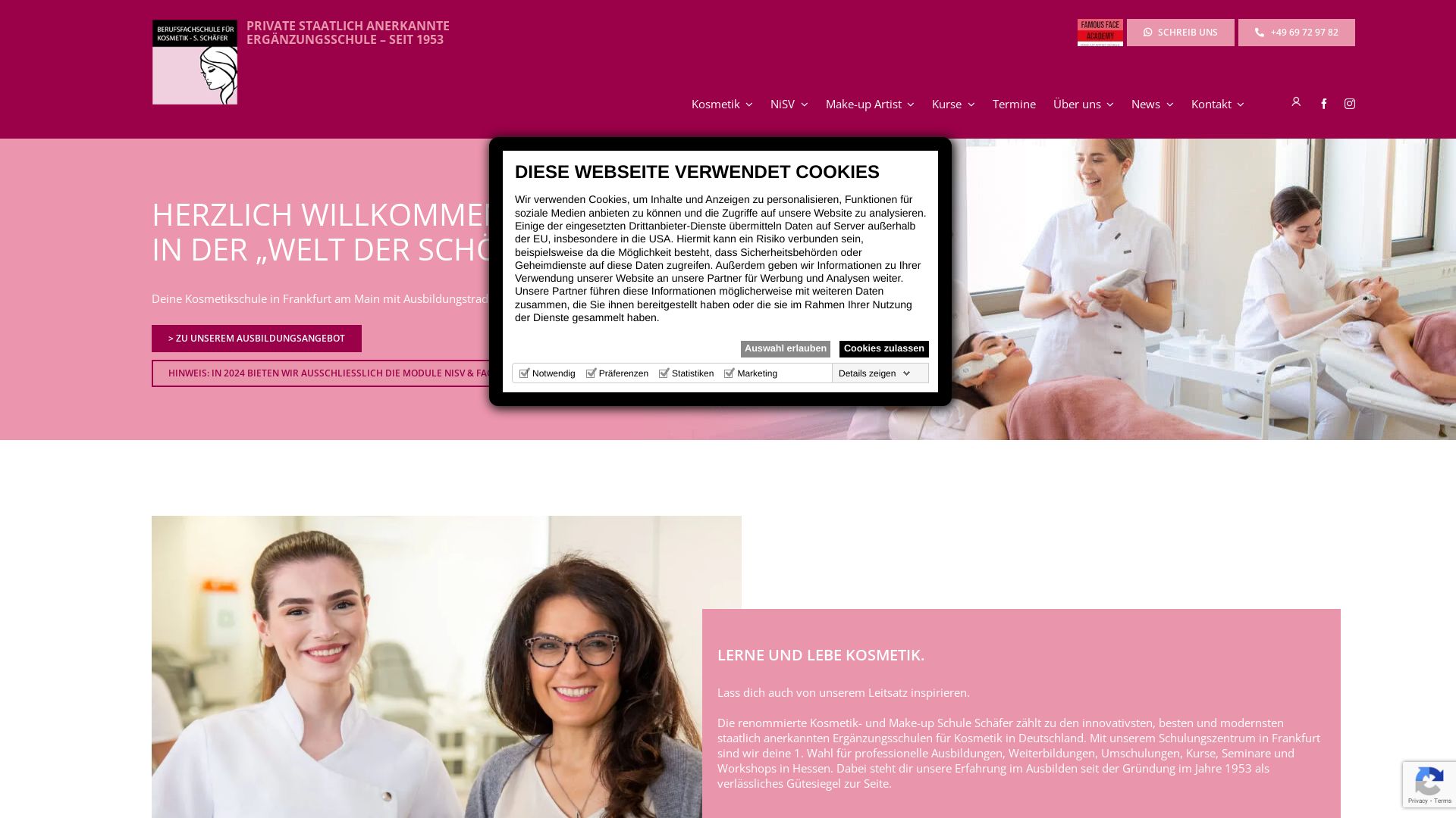 Berufsfachschule für Kosmetik und Make-up | Frankfurt