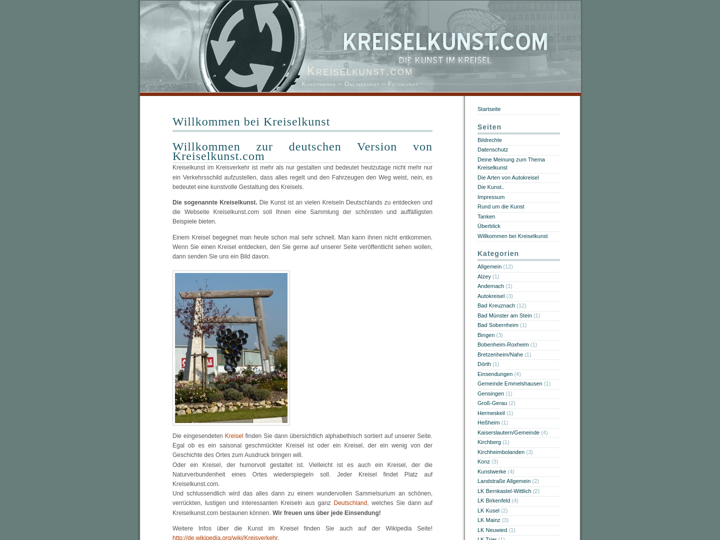 Kreiselkunst.com - Kunstwerke im Landschaftsbau