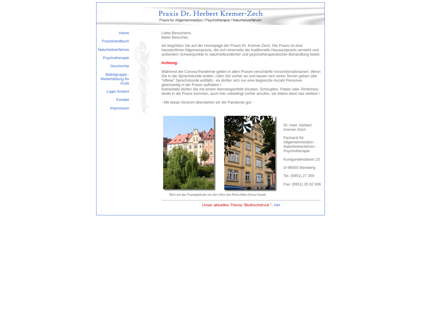 Kremer-Zech, Herbert Dr.