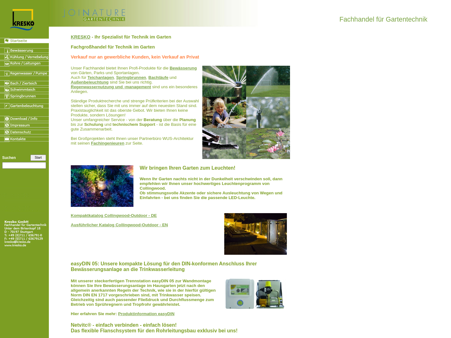 Kresko GmbH Fachhandel für Gartentechnik