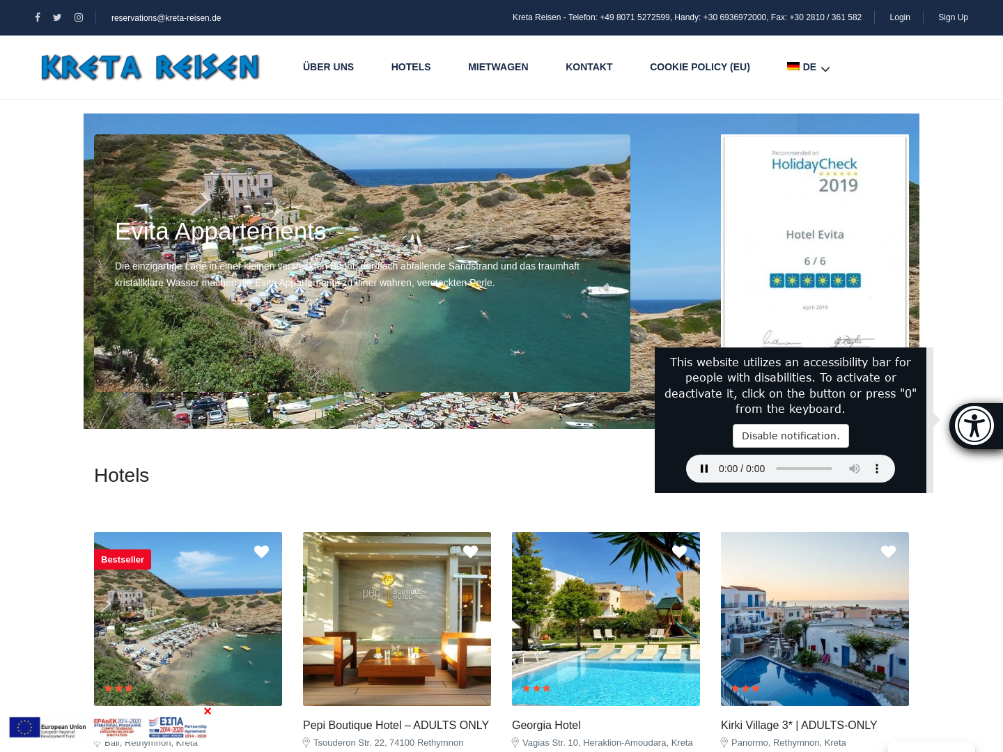 Kreta-Reisen Evi Haffenrichter GmbH