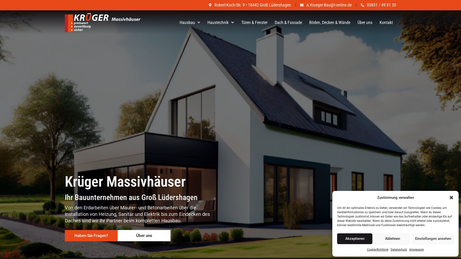 Krüger Massivhaus Bauunternehmen