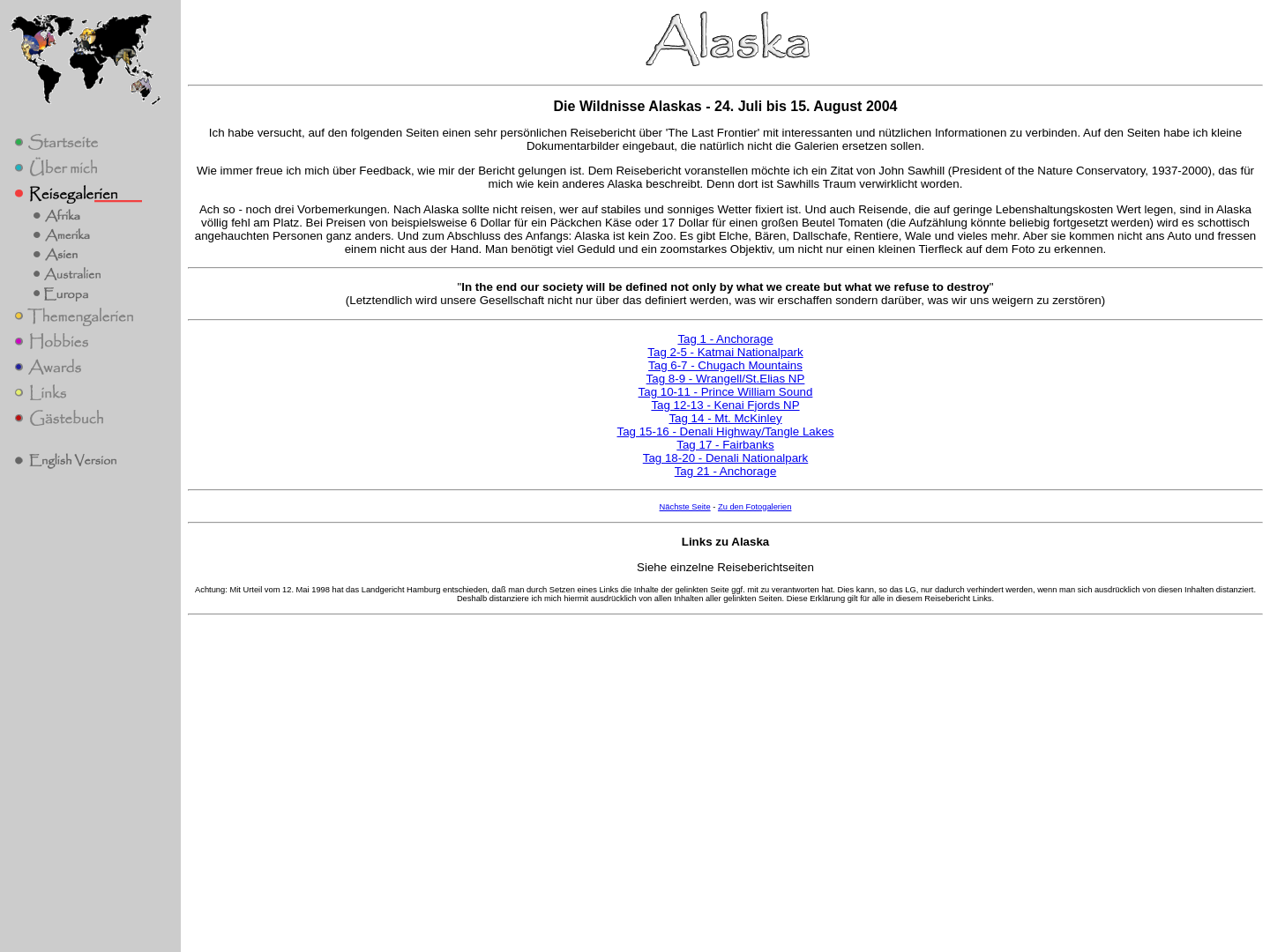 Die Wildniss Alaskas [Klaus Kubelka]