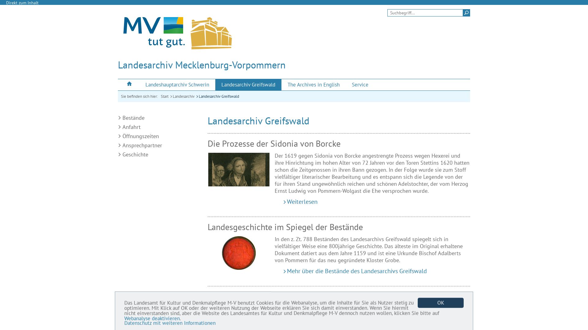 Landesamt für Kultur und Denkmalpflege Mecklenburg-Vorpommern