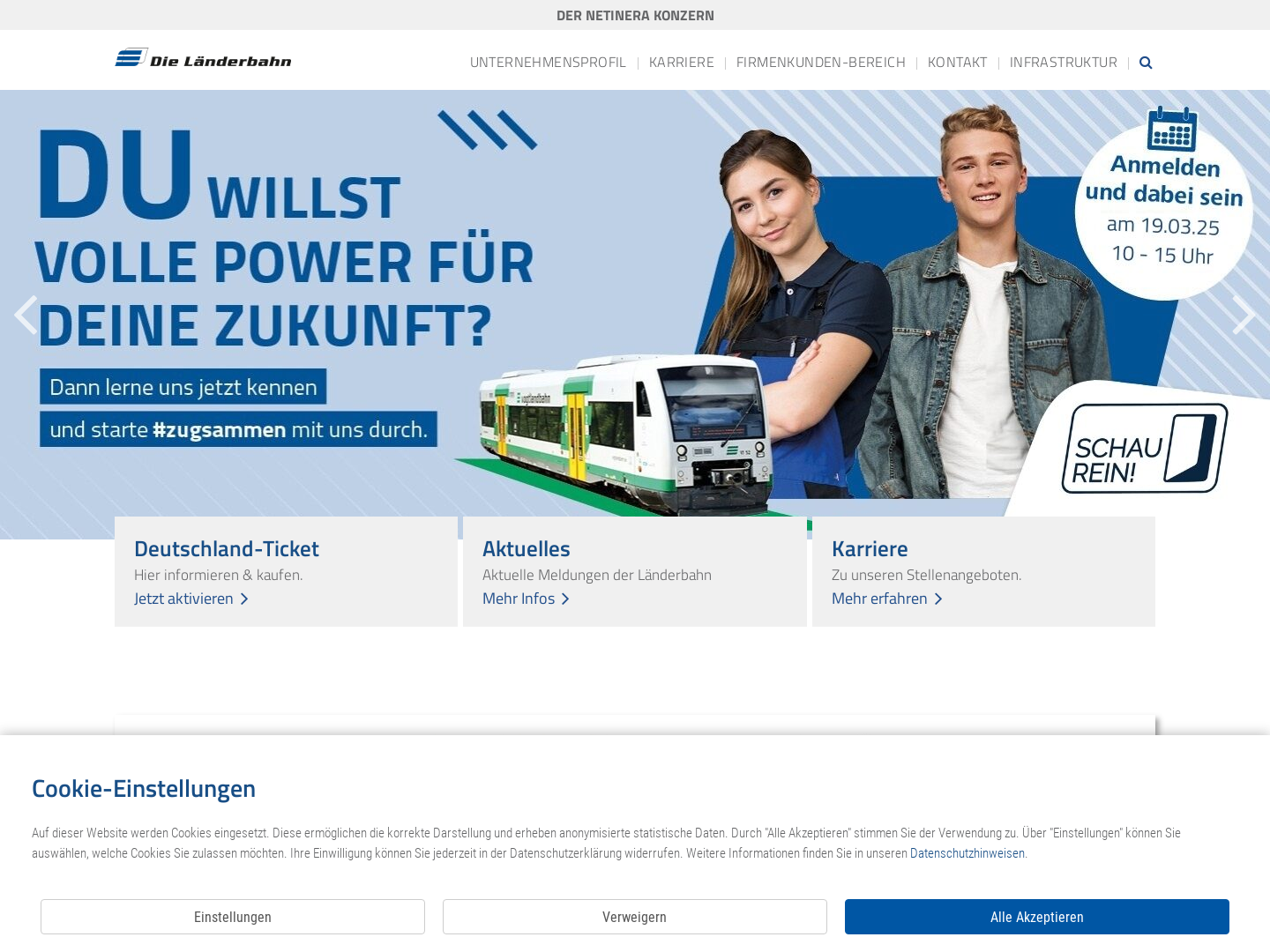Die Länderbahn GmbH DLB /  Regentalbahn GmbH