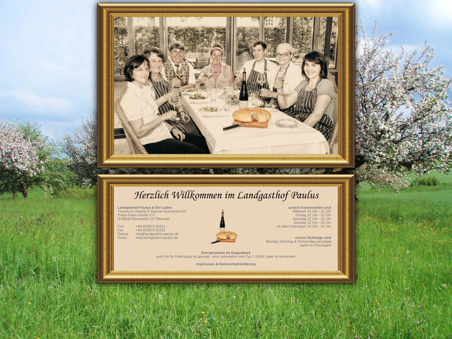 Landgasthof Paulus Thomas A. Nickels, Gudrun Essenpreis Sitzerath
