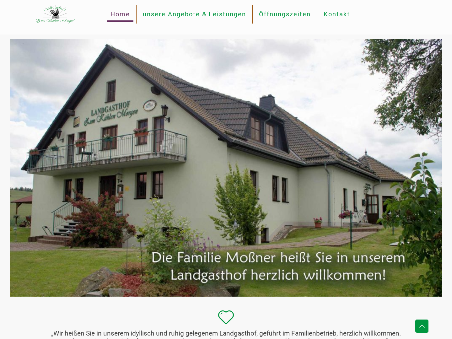 Landgasthof "Zum kühlen Morgen" Fröbersgrün