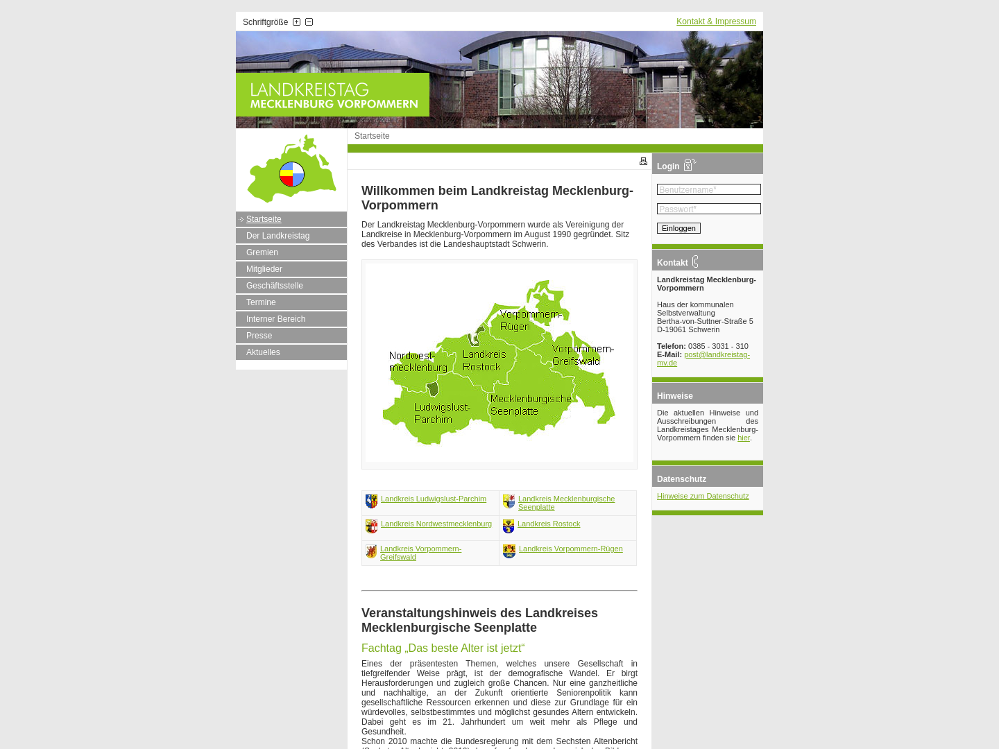 Landkreistag Mecklenburg-Vorpommern e.V.