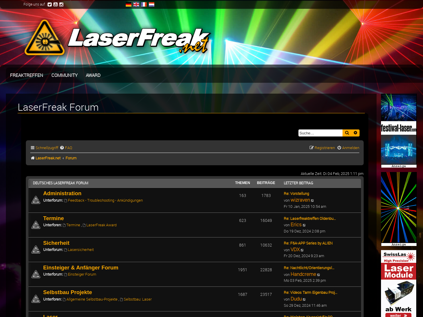 LaserFreak Forum