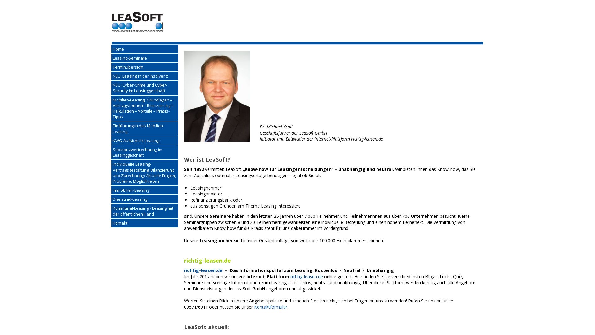Leasoft GmbH - Dr. Michael Kroll