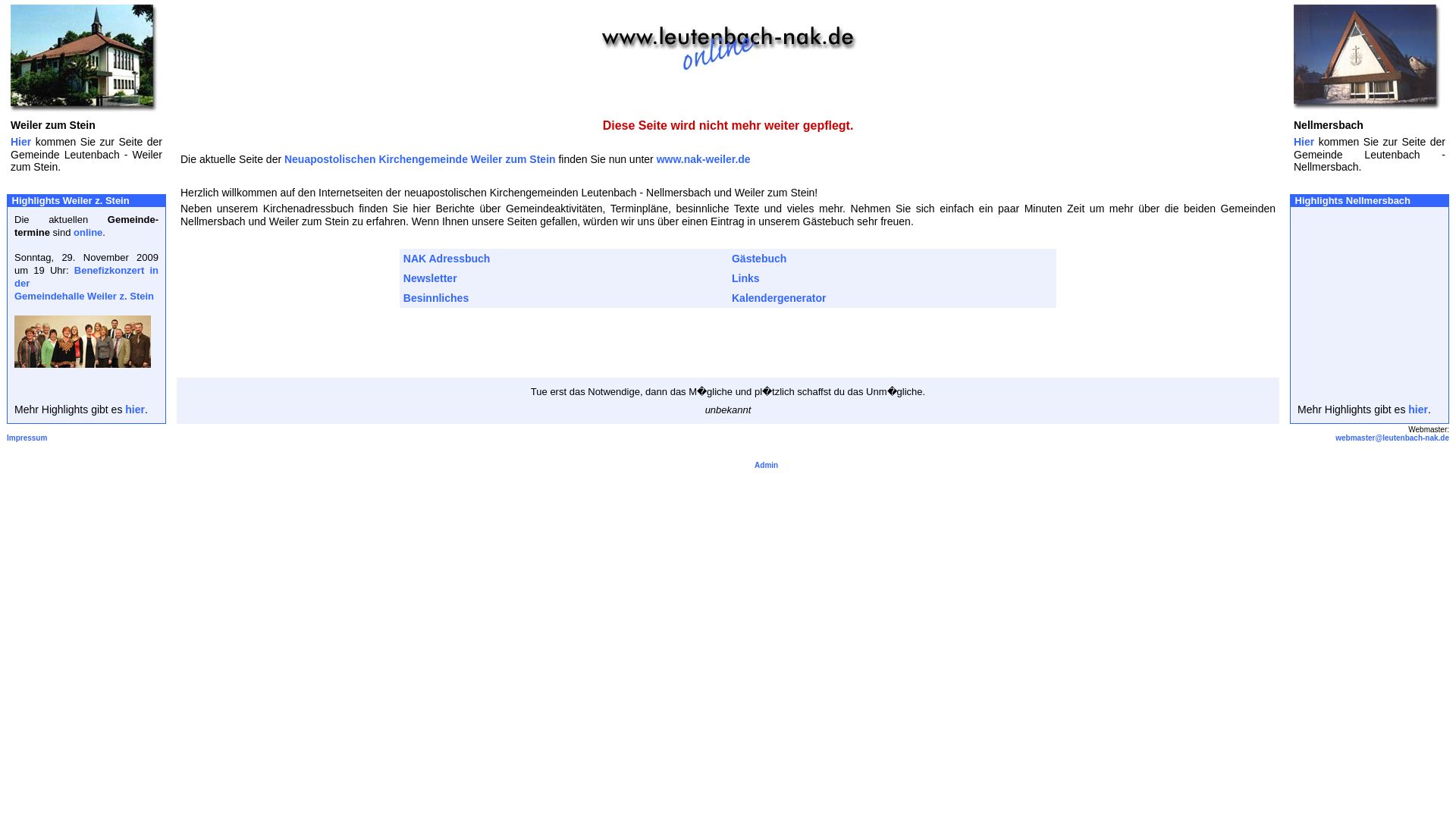 Neuapostolische Kirchengemeinden