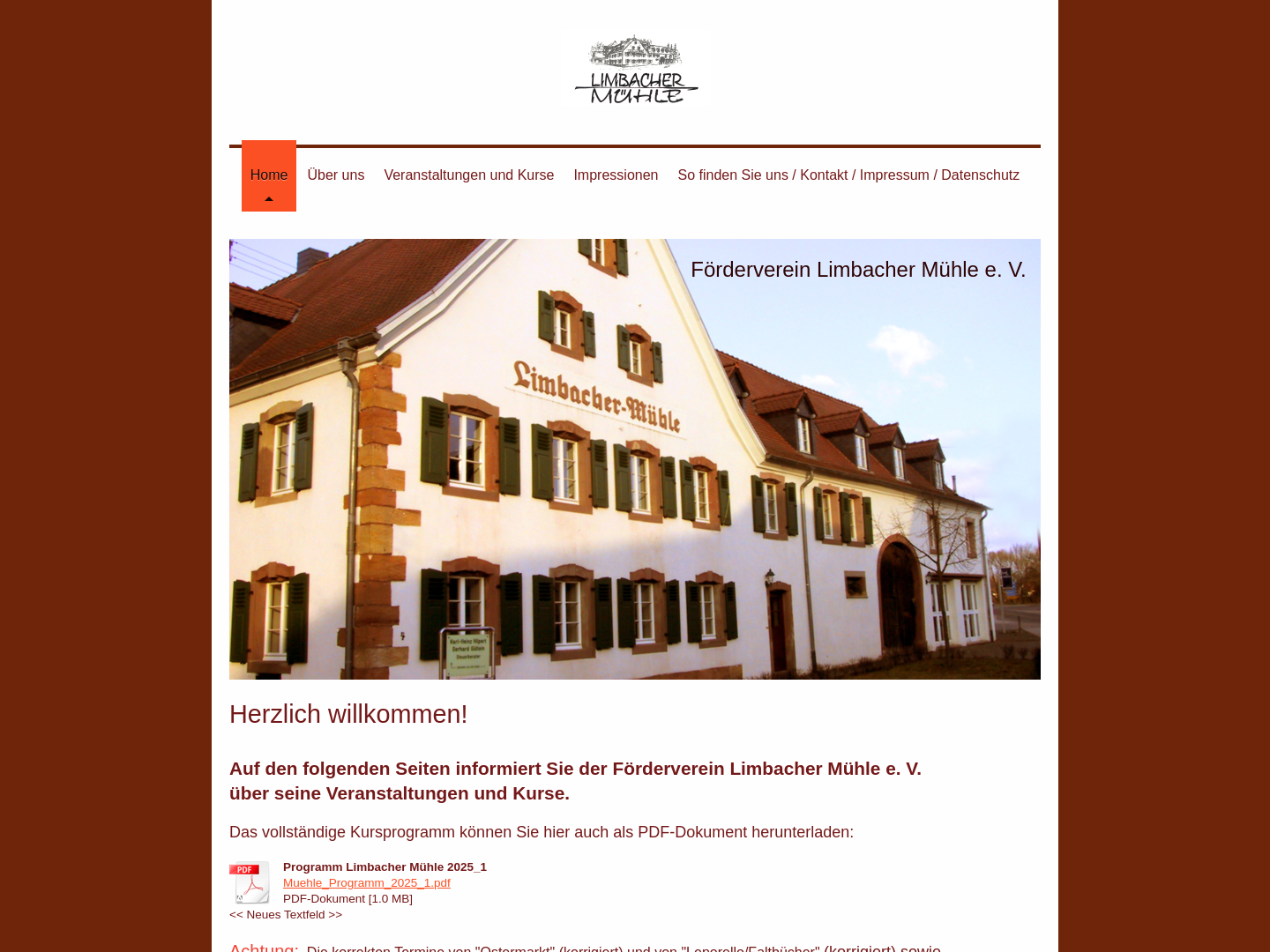 Förderverein Limbacher Mühle e.V.